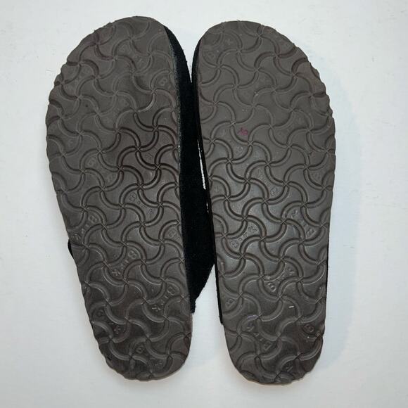 Birkenstock men's boston black suede soft foot bed mediuim/narrow width EU 44 - Picture 7 of 9